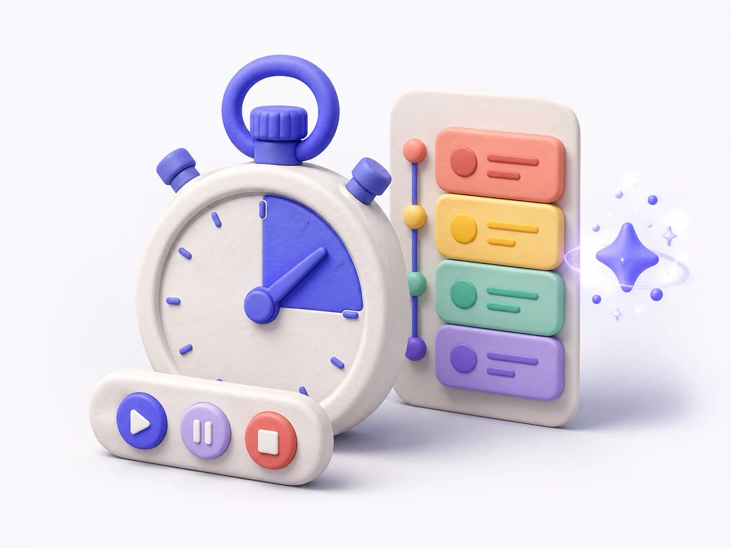 Time that tracks itself