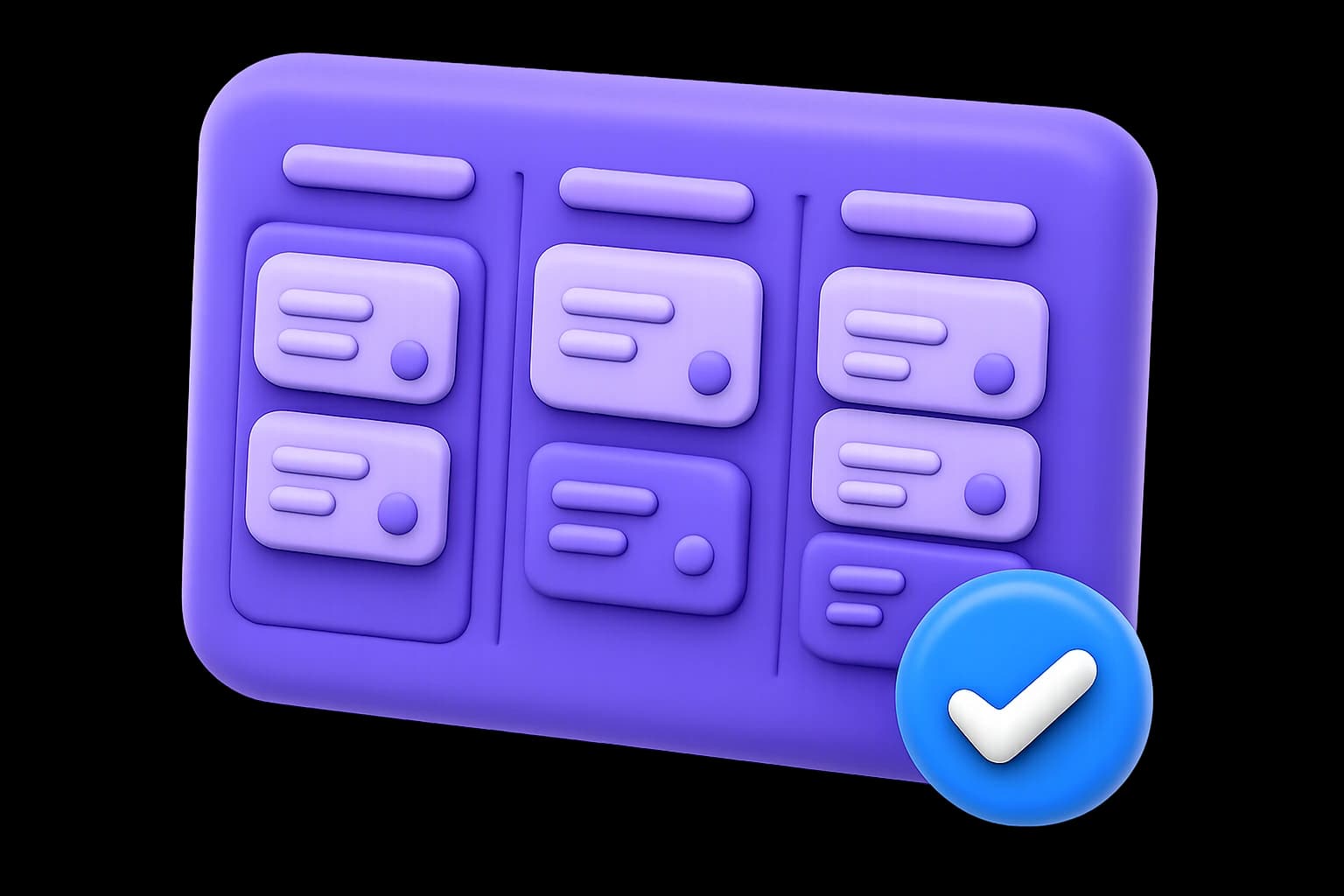 Kanban — Six stages, one board